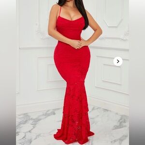Brand NEW with tags Fashion Nova Scarlet Lace Ensemble